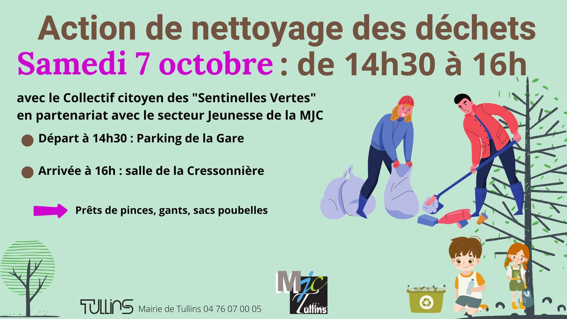 07/10/23 – Action de nettoyage des déchets